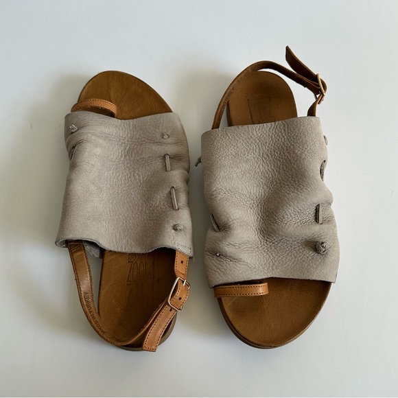 Free People Lake House Sling Back Sandals Stone 37 - Picture 5 of 13